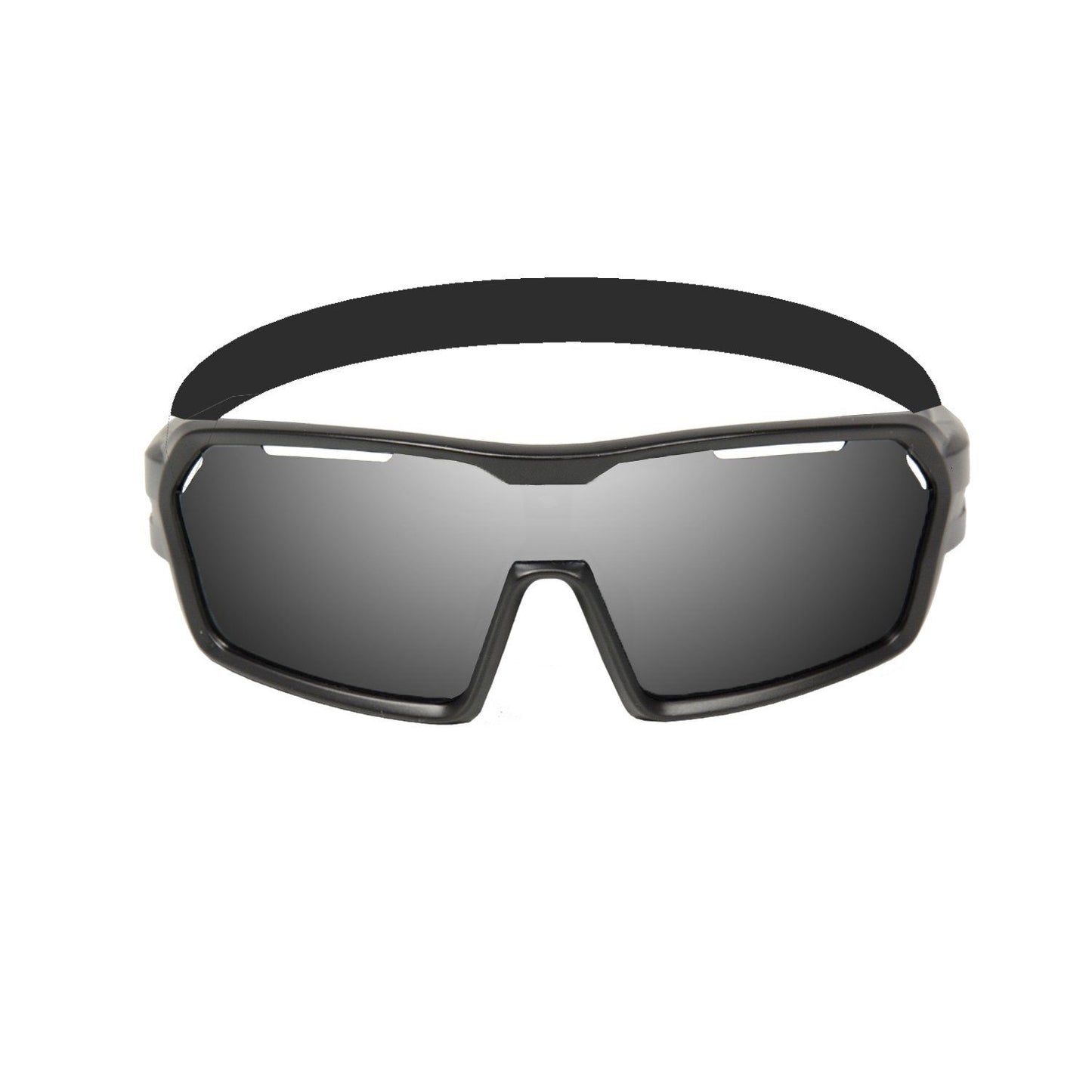 OCEAN CHAMELEON Polarized Sunglasses Kiteboarding Surf Water Sports (Frame Matte Black, Lens Smoke)