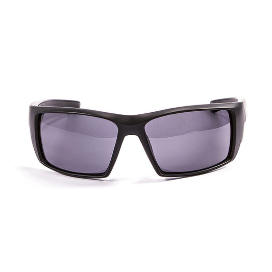 OCEAN ARUBA Polarized Sunglasses Kiteboarding Surf Water Sports (Frame Matte Black, Lens Smoke)