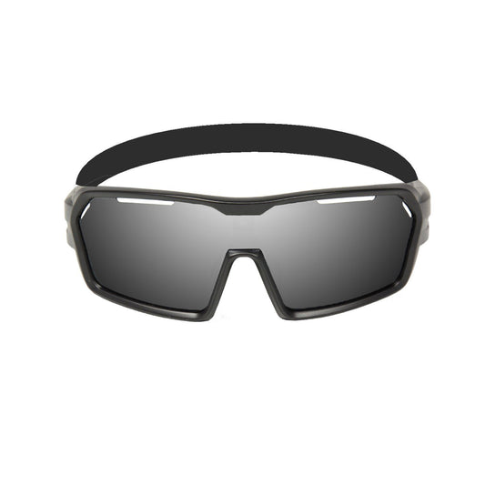 OCEAN CHAMELEON Polarized Sunglasses Kiteboarding Surf Water Sports (Frame Matte Black, Lens Smoke)
