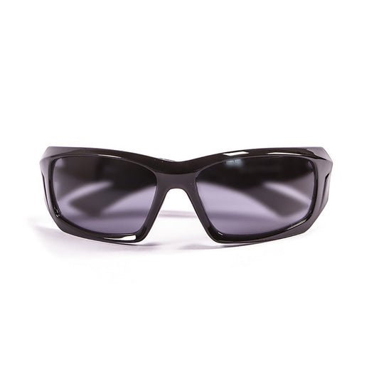 OCEAN ANTIGUA Polarized Sunglasses Kiteboarding Surf Water Sports (Frame Shiny Black, Lens Smoke)